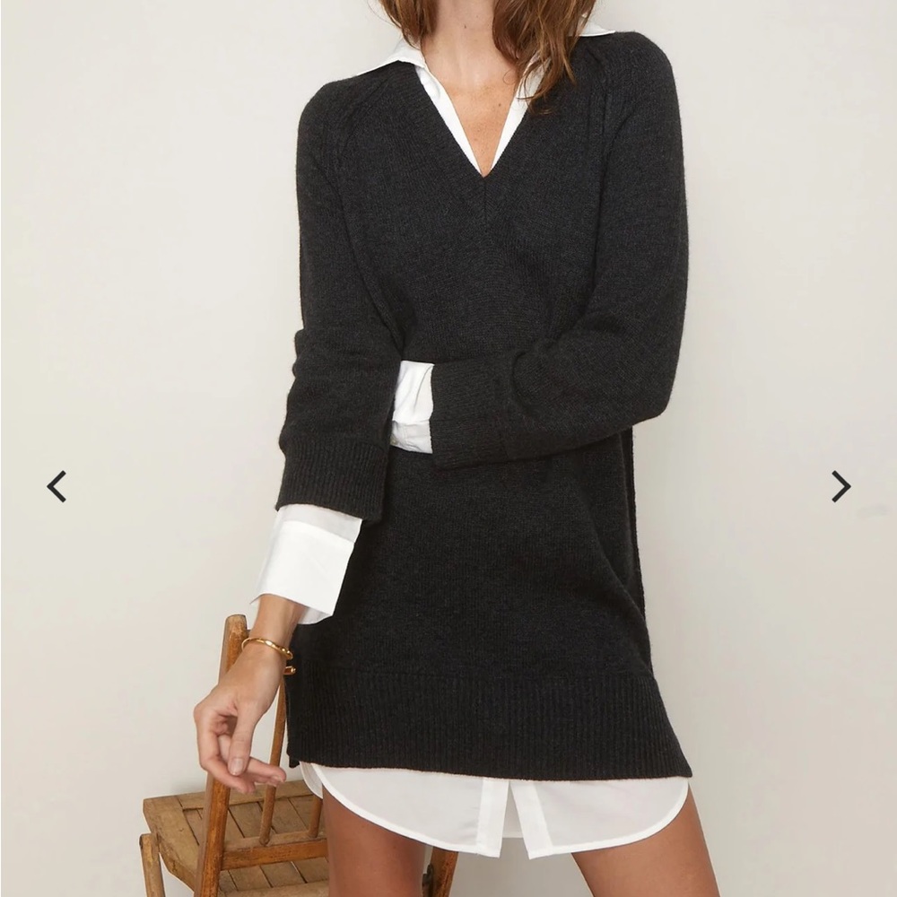 Brochu walker grey dress